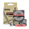 Epson LK-4RBJ matte tape zwart op rood 12 mm (origineel)