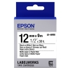 Epson LK-4WBB papier tape zwart op wit 12 mm (origineel) 083208 - 1