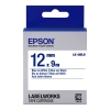 Epson LK-4WLN standard tape blauw op wit 12 mm (origineel)