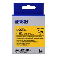 Epson LK-4YBA5 krimpkous zwart op geel 5 mm (origineel) C53S654906 083292