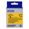 Epson LK-4YBA5 krimpkous zwart op geel 5 mm (origineel)