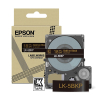 Epson LK-5BKP tape goud op metallic zwart 18 mm (origineel)