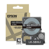 Epson LK-5BWJ matte tape wit op zwart 18 mm (origineel)