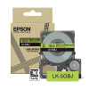 Epson LK-5GBJ matte tape zwart op groen 18 mm (origineel)