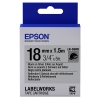 Epson LK-5SBR reflecterende tape zwart op zilver 18 mm (origineel)