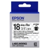 Epson LK-5TBN tape zwart op transparant 18 mm (origineel)