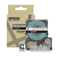 Epson LK-5TWJ matte tape wit op transparant 18 mm (origineel) C53S672069 084396