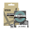 Epson LK-5WBJ matte tape zwart op wit 18 mm (origineel)
