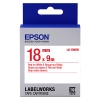 Epson LK-5WRN standard tape rood op wit 18 mm (origineel) 083240 - 1