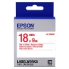 Epson LK-5WRN standard tape rood op wit 18 mm (origineel) C53S655007 083240