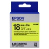 Epson LK-5YBF tape zwart op fluorescerend geel 18 mm (origineel) C53S655004 083248