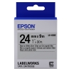 Epson LK-6SBE matte tape zwart op zilver 24 mm (origineel) 083256 - 1