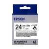 Epson LK-6WBVS kabel tape zwart op wit 24 mm (origineel) 084362 - 1
