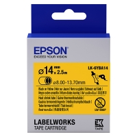 Epson LK-6YBA14 krimpkous zwart op geel 14 mm (origineel) C53S656905 083298