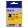 Epson LK-7YBP tape zwart op pastel geel 36 mm (origineel) 083278 - 1