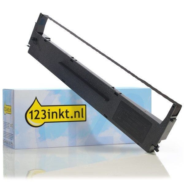 Epson S015019 (#8750) inktlint zwart (123inkt huismerk) C13S015019C 080005 - 1