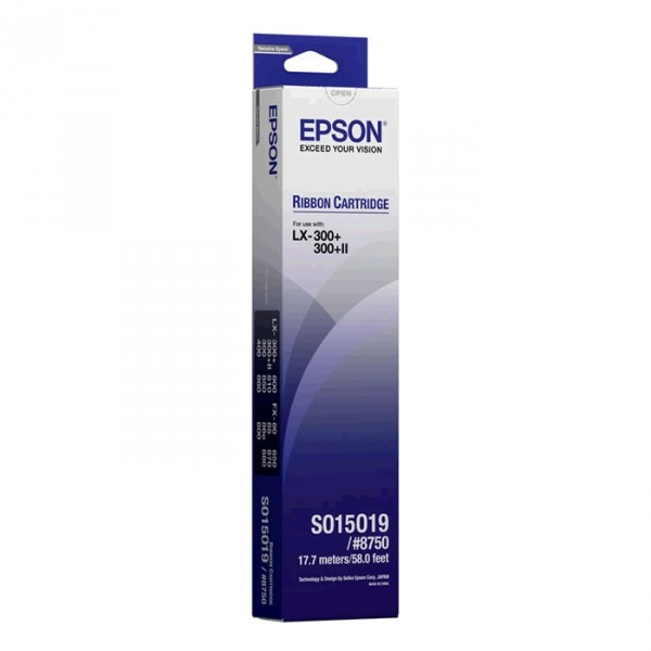 Epson S015019 (#8750) inktlint zwart (origineel) C13S015019 080000 - 1