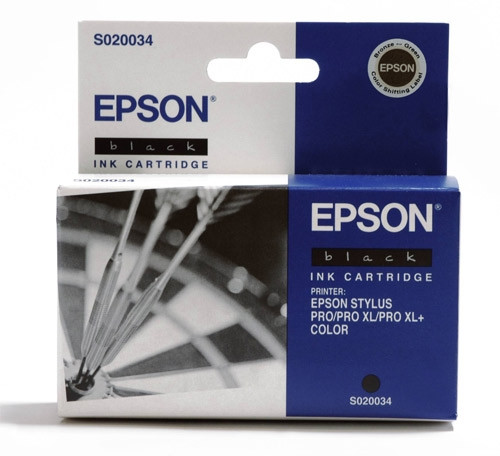 Epson S020034 inktcartridge zwart (origineel) C13S02003440 020050 - 1