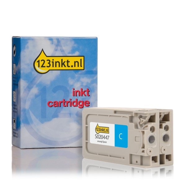 Epson S020447 inktcartridge cyaan PJIC1(C) (123inkt huismerk) C13S020447C 026375 - 1
