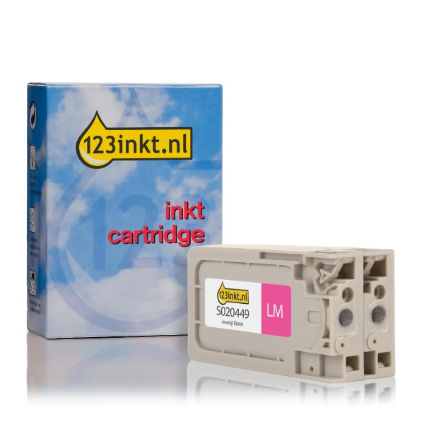 Epson S020449 inktcartridge licht magenta PJIC3(LM) (123inkt huismerk) C13S020449C C13S020690C 026383 - 1