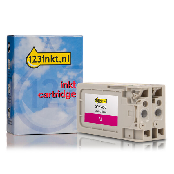 Epson S020450 inktcartridge magenta PJIC4(M) (123inkt huismerk) C13S020450C 026377 - 1