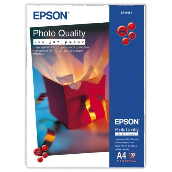 Epson S041061 photo quality inkjet paper 102 grams A4 (100 vel) C13S041061 064620 - 1