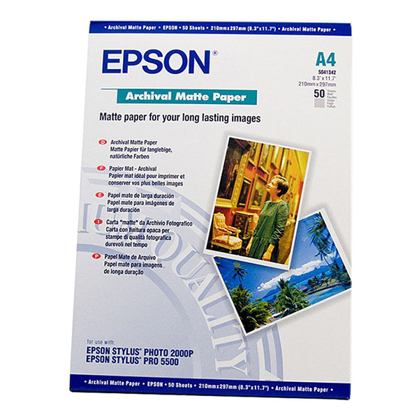 Epson S041342 archival matte paper 189 grams A4 (50 vel) C13S041342 064610 - 1