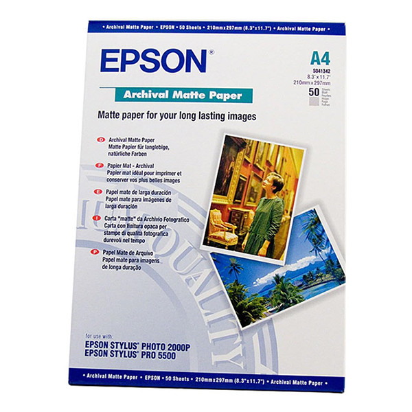 Epson S041342 archival matte paper 189 grams A4 (50 vel) 906683 - 1