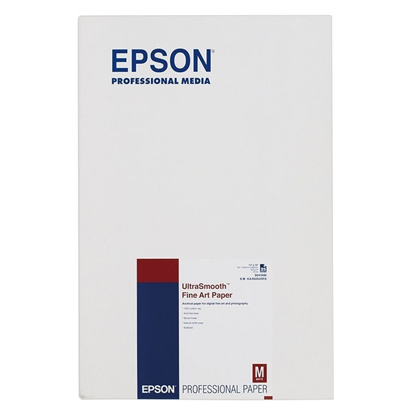 Epson S041896 Ultrasmooth Fine Art Paper 325 grams A3+ (25 vel) C13S041896 153052 - 1