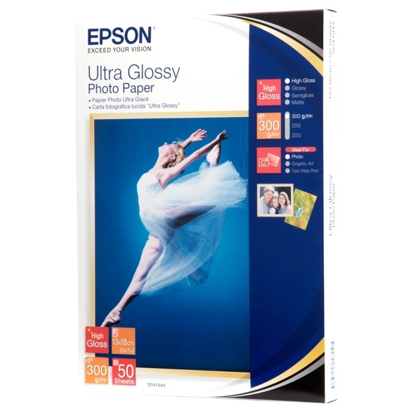 Epson S041944 ultra glossy photo paper 300 grams 13 x 18 cm (50 vel) C13S041944 153016 - 1