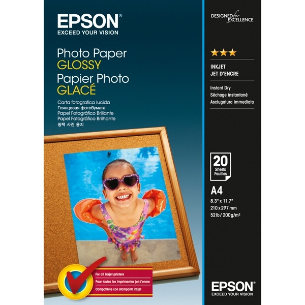 Epson S042538 glossy photo paper 200 grams A4 (20 vel) C13S042538 153026 - 1