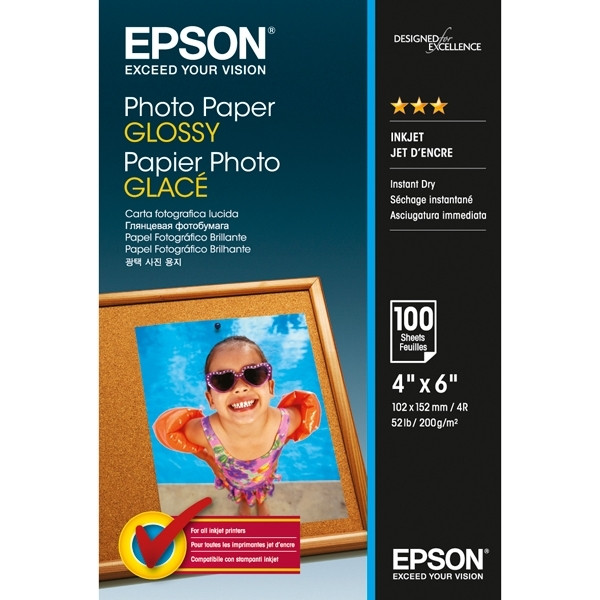 Epson S042548 glossy photo paper 200 grams 10 x 15 cm (100 vel) C13S042548 153004 - 1