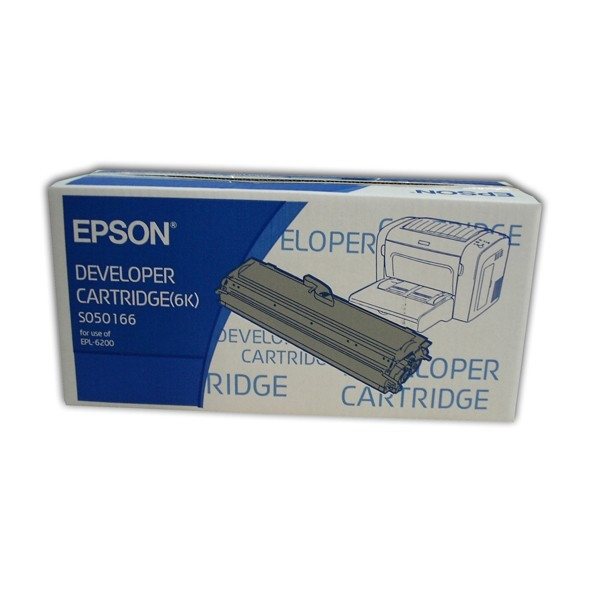 Epson S050166 toner zwart hoge capaciteit (origineel) C13S050166 027840 - 1