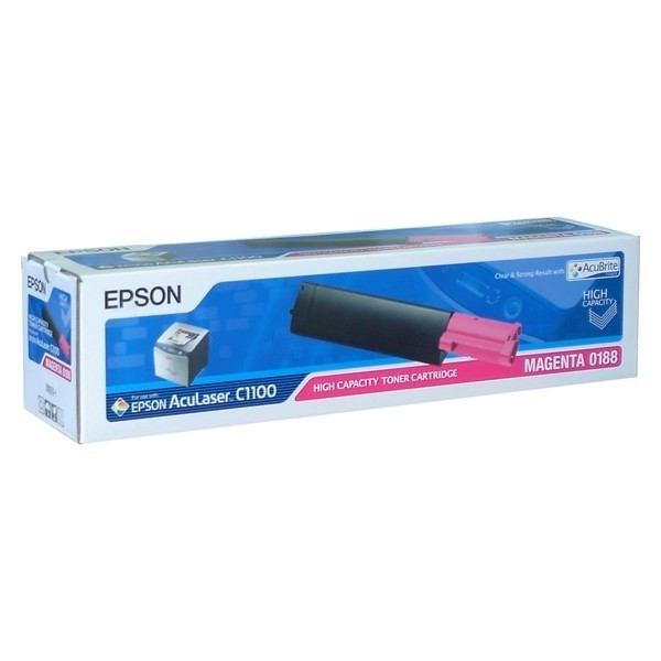 Epson S050188 toner magenta hoge capaciteit (origineel) C13S050188 901172 - 1