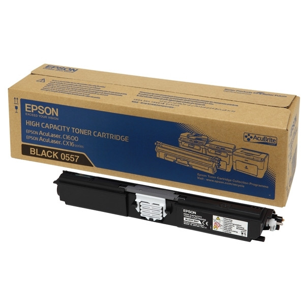 Epson S050557 toner zwart hoge capaciteit (origineel) C13S050557 028200 - 1