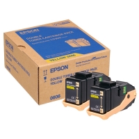 Epson S050606 toner geel dubbelpak (origineel) 028306