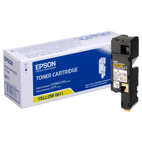 Epson S050611 toner geel hoge capaciteit (origineel) C13S050611 028278 - 1