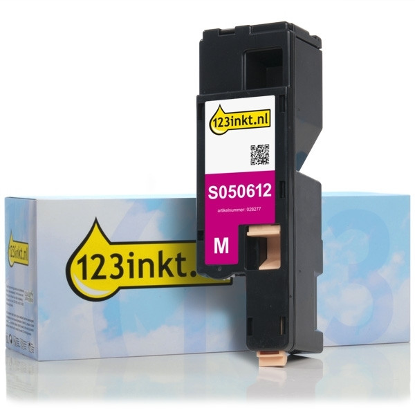 Epson S050612 toner magenta hoge capaciteit (123inkt huismerk) C13S050612C 028277 - 1