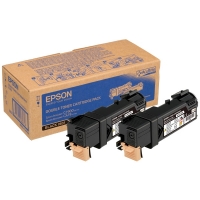 Epson S050631 toner zwart dubbelpak (origineel) 028282