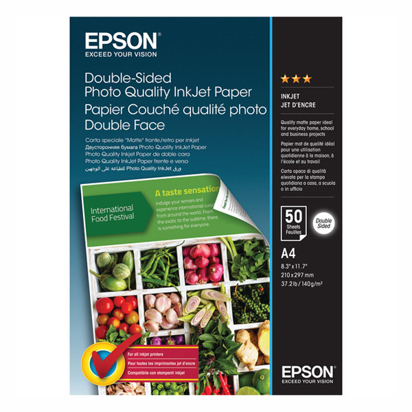 Epson S400059 double-sided photo quality inkjet paper 140 grams A4 (50 vel) C13S400059 153091 - 1
