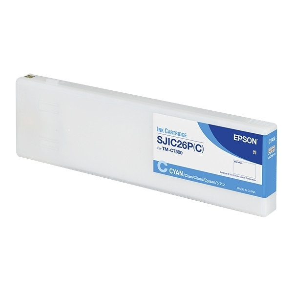 Epson SJIC30P(C) inktcartridge cyaan (origineel) C33S020640 026768 - 1