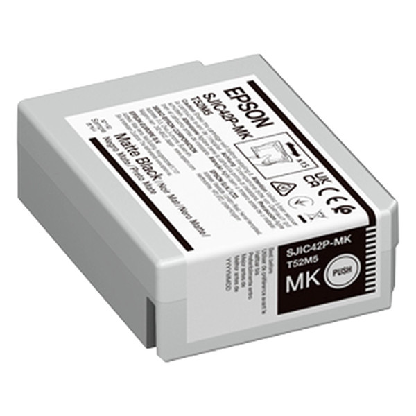 Epson SJIC42P-MK inktcartridge mat zwart (origineel) 906455 - 1