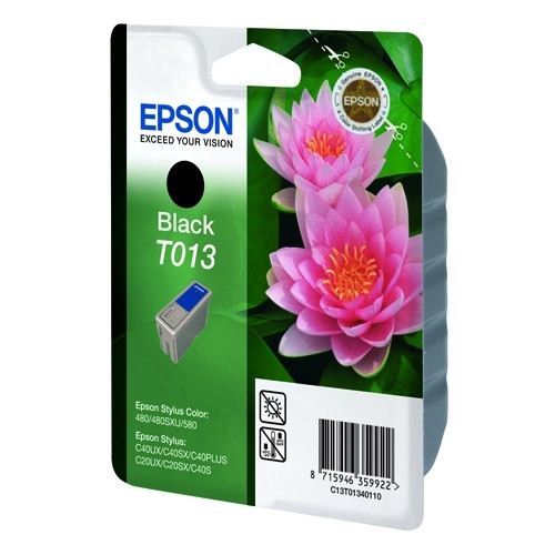 Epson T013 inktcartridge zwart (origineel) C13T01340110 020500 - 1