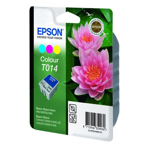 Epson T014 inktcartridge kleur (origineel) C13T01440110 020520 - 1
