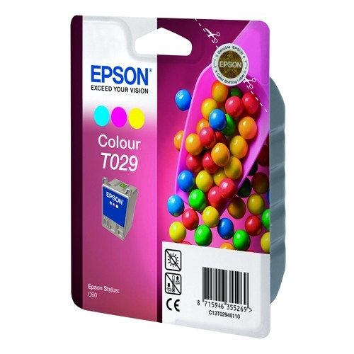 Epson T029 inktcartridge kleur (origineel) C13T02940110 021110 - 1