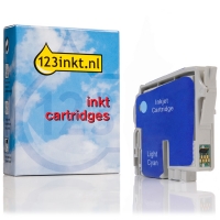 Epson T0335 inktcartridge licht cyaan (123inkt huismerk) C13T03354010C 021201