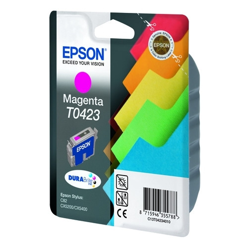 Epson T0423 inktcartridge magenta (origineel) C13T04234010 022170 - 1