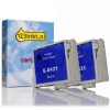 Epson T0431 dubbelpak zwart hoge capaciteit (123inkt huismerk) 022373 - 1