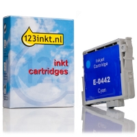 Epson T0442 inktcartridge cyaan hoge capaciteit (123inkt huismerk) C13T04424010C 022411