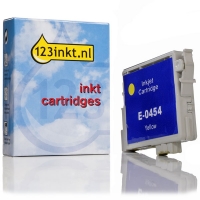 Epson T0454 inktcartridge geel (123inkt huismerk)